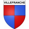 Villefranche 32 ville Stickers blason autocollant adhésif