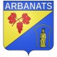 Arbanats 33 ville Stickers blason autocollant adhésif