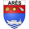 Arès 33 ville Stickers blason autocollant adhésif