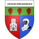 Artigues-près-Bordeaux 33 ville Stickers blason autocollant adhésif