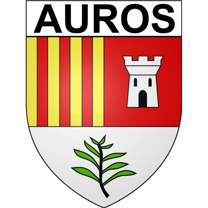 Stickers coat of arms Bazas adhesive sticker