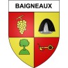 Baigneaux 33 ville Stickers blason autocollant adhésif