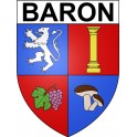 Baron 33 ville Stickers blason autocollant adhésif