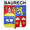 Bazas Sticker wappen, gelsenkirchen, augsburg, klebender aufkleber
