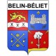Belin-Béliet 33 ville Stickers blason autocollant adhésif