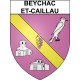 Stickers coat of arms Beychac-et-Caillau adhesive sticker