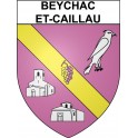 Beychac-et-Caillau 33 ville Stickers blason autocollant adhésif
