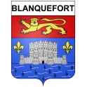 Blanquefort 33 ville Stickers blason autocollant adhésif