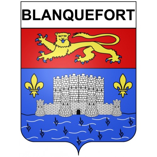 Blanquefort 33 ville Stickers blason autocollant adhésif