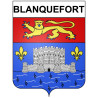 Stickers coat of arms Bazas adhesive sticker