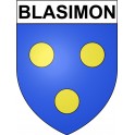 Blasimon 33 ville Stickers blason autocollant adhésif