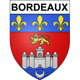 Stickers coat of arms Bazas adhesive sticker