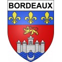 Bordeaux Sticker wappen, gelsenkirchen, augsburg, klebender aufkleber