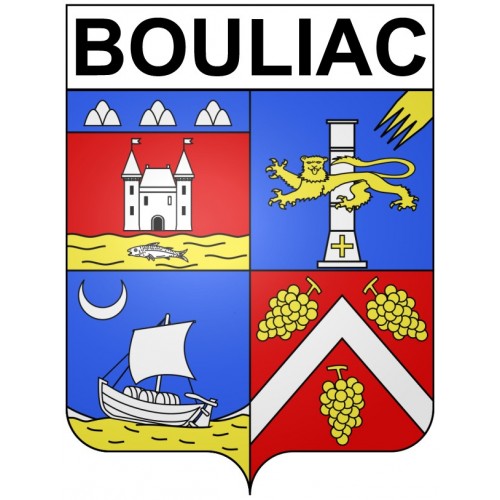 Stickers coat of arms Bazas adhesive sticker