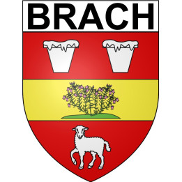 Brach 33 ville Stickers blason autocollant adhésif