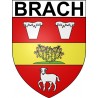 Stickers coat of arms Bazas adhesive sticker