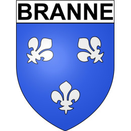 Stickers coat of arms Bazas adhesive sticker