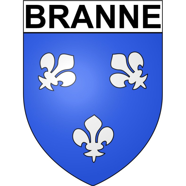 Stickers coat of arms Bazas adhesive sticker