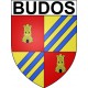 Budos 33 ville Stickers blason autocollant adhésif
