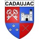 Stickers coat of arms Bazas adhesive sticker