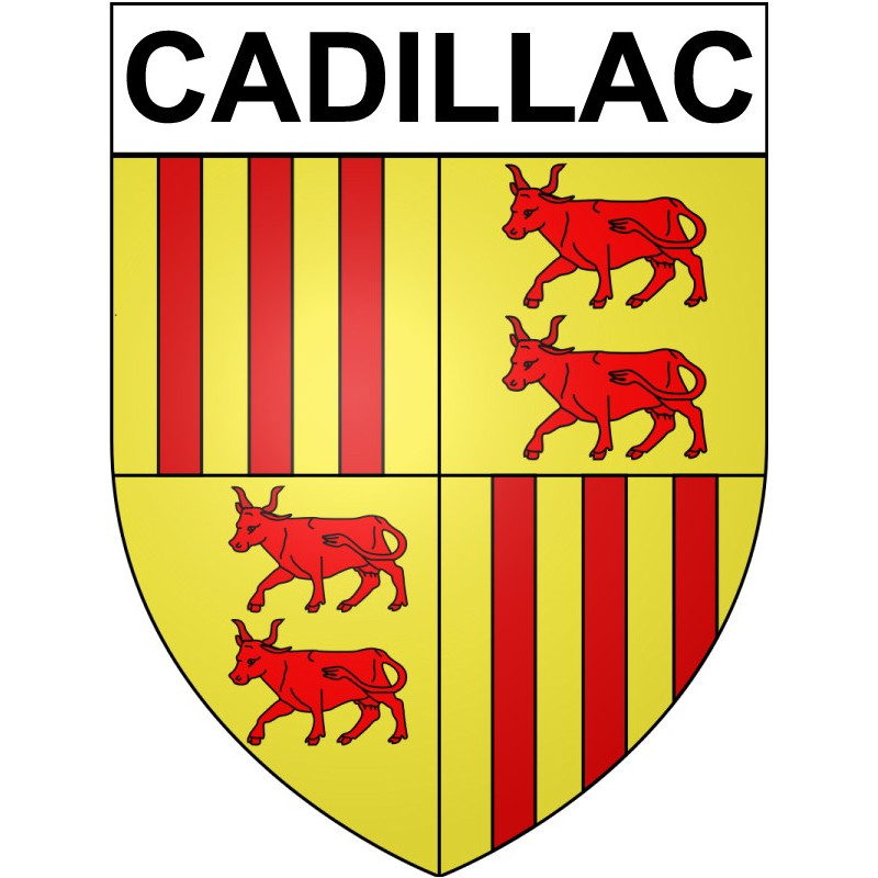 Stickers coat of arms Bazas adhesive sticker