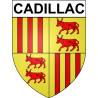Stickers coat of arms Bazas adhesive sticker