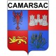 Camarsac 33 ville Stickers blason autocollant adhésif