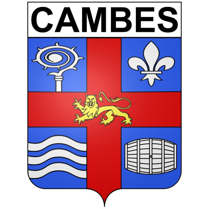 Bazas Sticker wappen, gelsenkirchen, augsburg, klebender aufkleber