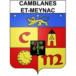 Camblanes-et-Meynac 33 ville Stickers blason autocollant adhésif