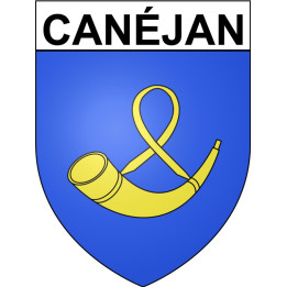 Canéjan 33 ville Stickers blason autocollant adhésif