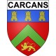 Carcans 33 ville Stickers blason autocollant adhésif