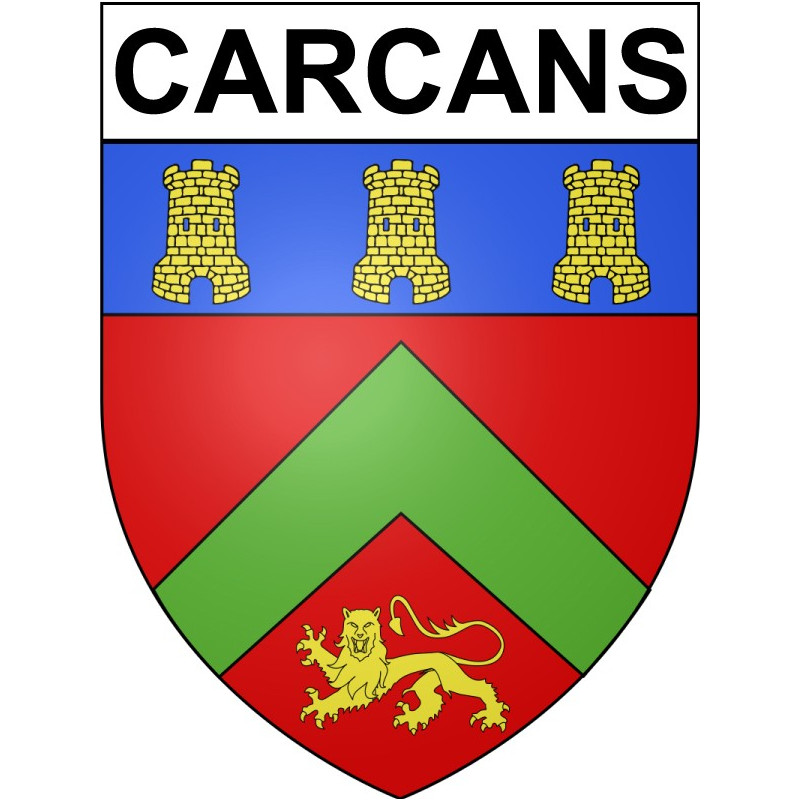Stickers coat of arms Bazas adhesive sticker