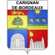 Pegatinas escudo de armas de Bazas adhesivo de la etiqueta engomada