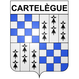 Stickers coat of arms Bazas adhesive sticker
