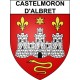 Castelmoron-d'Albret 33 ville Stickers blason autocollant adhésif
