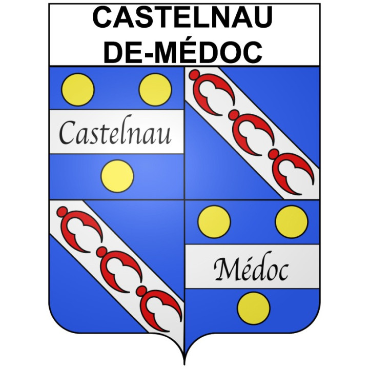 Stickers coat of arms Bazas adhesive sticker