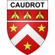 Caudrot 33 ville Stickers blason autocollant adhésif