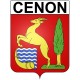 Cenon 33 ville Stickers blason autocollant adhésif