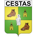 Bazas Sticker wappen, gelsenkirchen, augsburg, klebender aufkleber