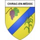 Civrac-en-Médoc 33 ville Stickers blason autocollant adhésif