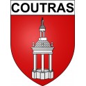 Stickers coat of arms Bazas adhesive sticker