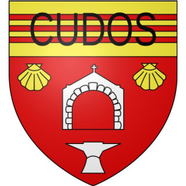 Stickers coat of arms Bazas adhesive sticker