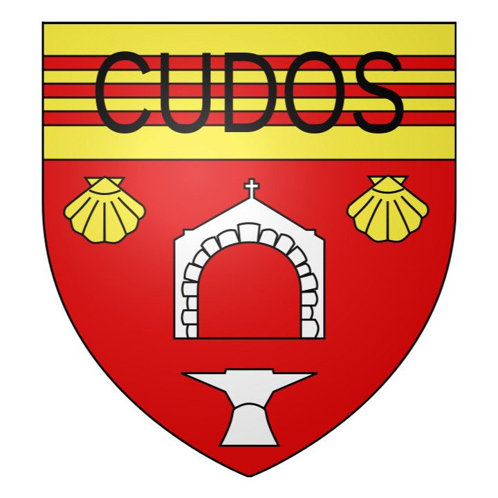 Stickers coat of arms Bazas adhesive sticker