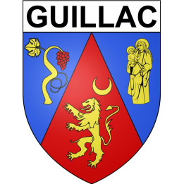 Stickers coat of arms Bazas adhesive sticker