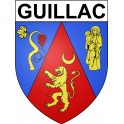 Guillac 33 ville Stickers blason autocollant adhésif