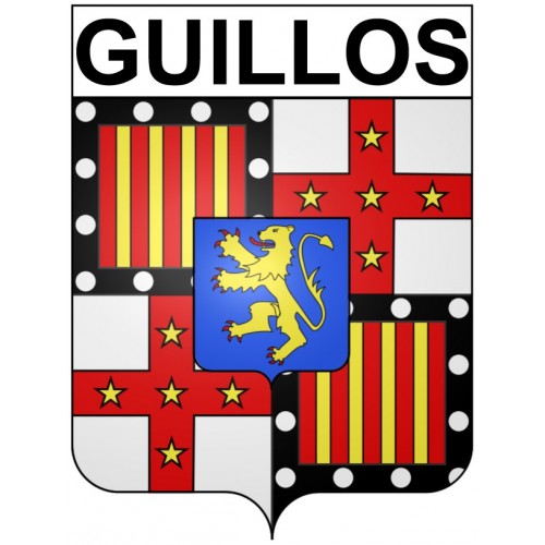 Stickers coat of arms Bazas adhesive sticker