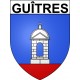 Guîtres 33 ville Stickers blason autocollant adhésif
