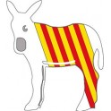 burro catalan couleur au choix autocollant