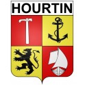 Hourtin 33 ville Stickers blason autocollant adhésif