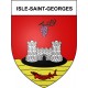 Isle-Saint-Georges 33 ville Stickers blason autocollant adhésif
